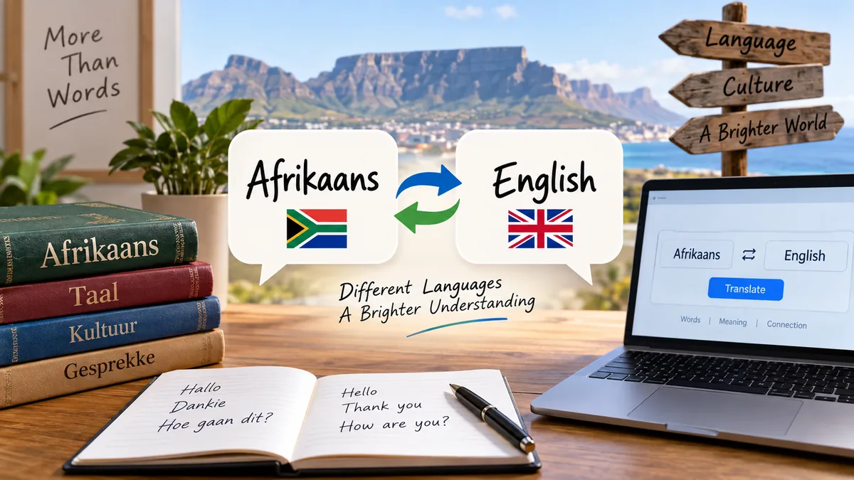 afrikaans to english: Translation Guide & Common Phrases