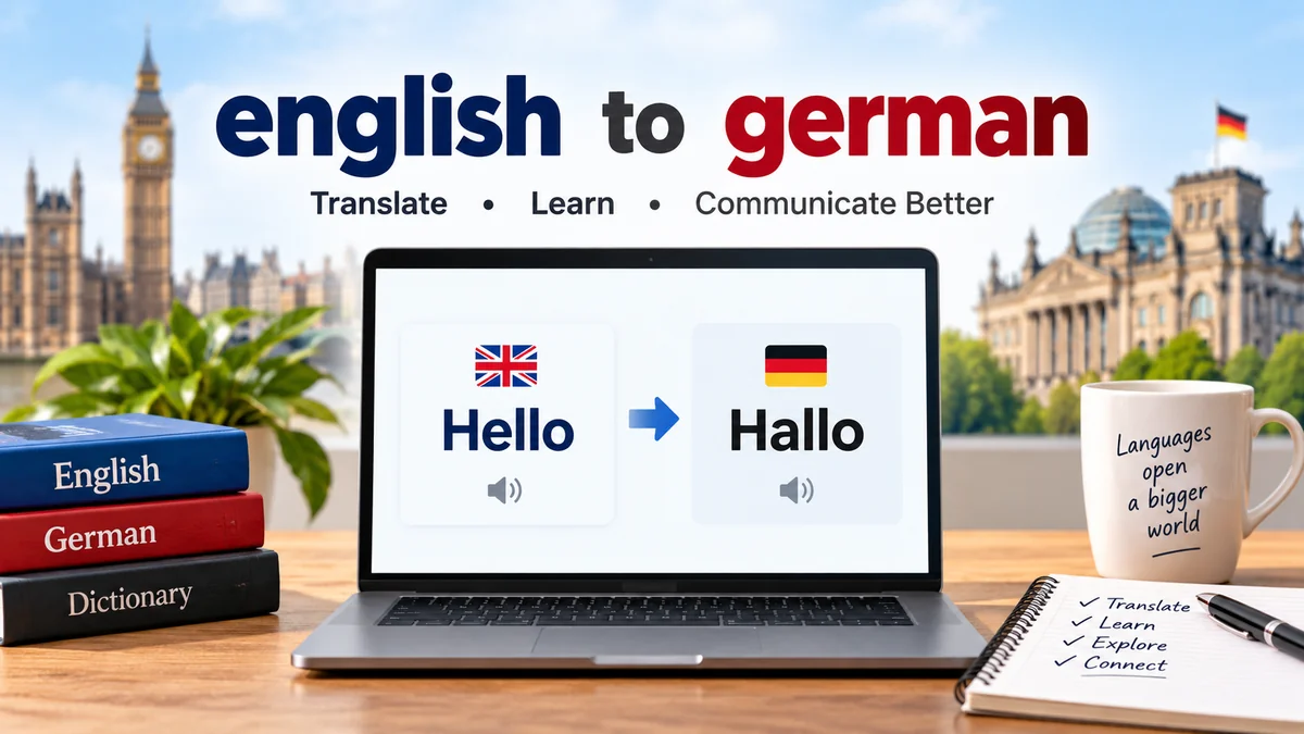 english to german: Translation Guide & Examples
