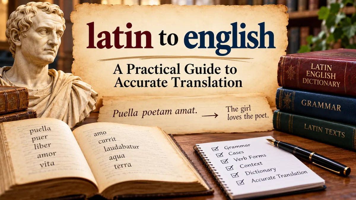 latin to english: Translation Guide for Accurate Results