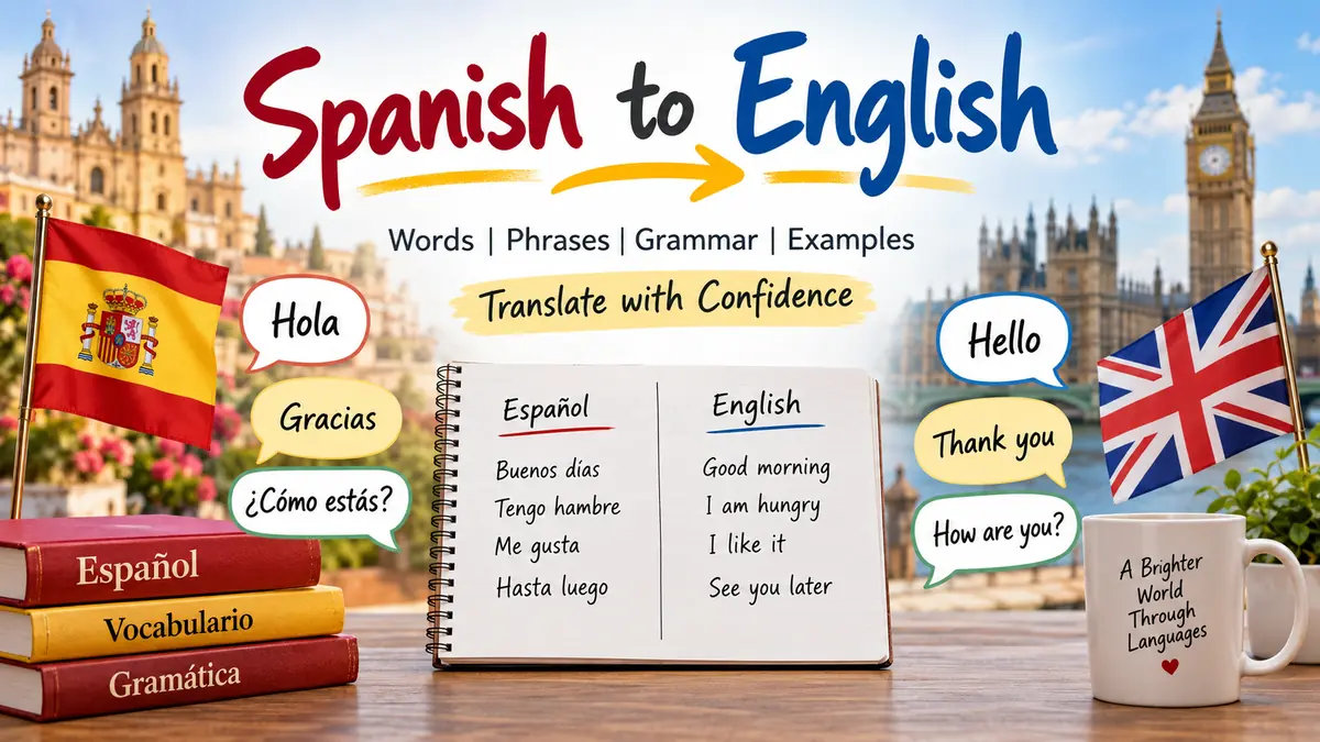 spanish to english: Translation Guide & Examples
