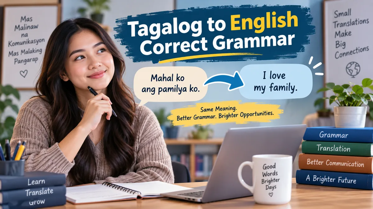 tagalog to english correct grammar: Complete Guide