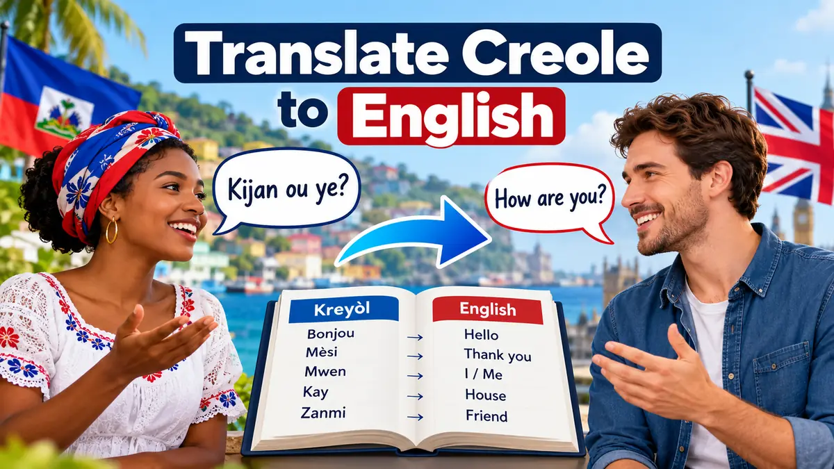translate creole to english: Complete Translation Guide