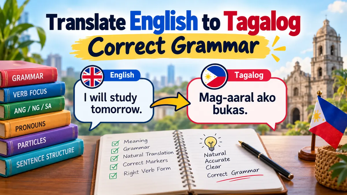 translate english to tagalog correct grammar Guide